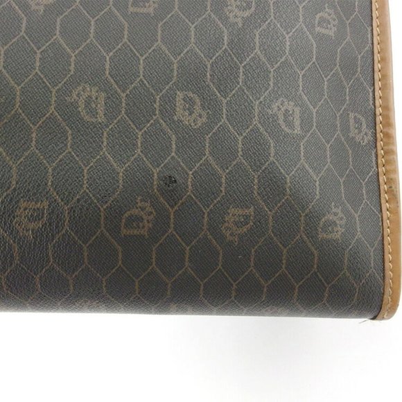 Dior Boston bag honeycomb pattern PVC ~ leather Authentic used - Picture 5 of 8